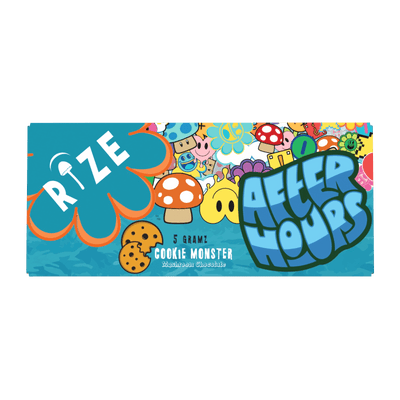 After Hours Mushroom Chocolate - Cookie Monster - Front Label