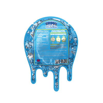 After Hours Mushroom Gummies - Blue Razz - Back Label