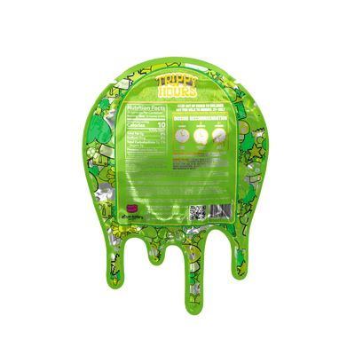 After Hours Mushroom Gummies - Green Apple - Back Label