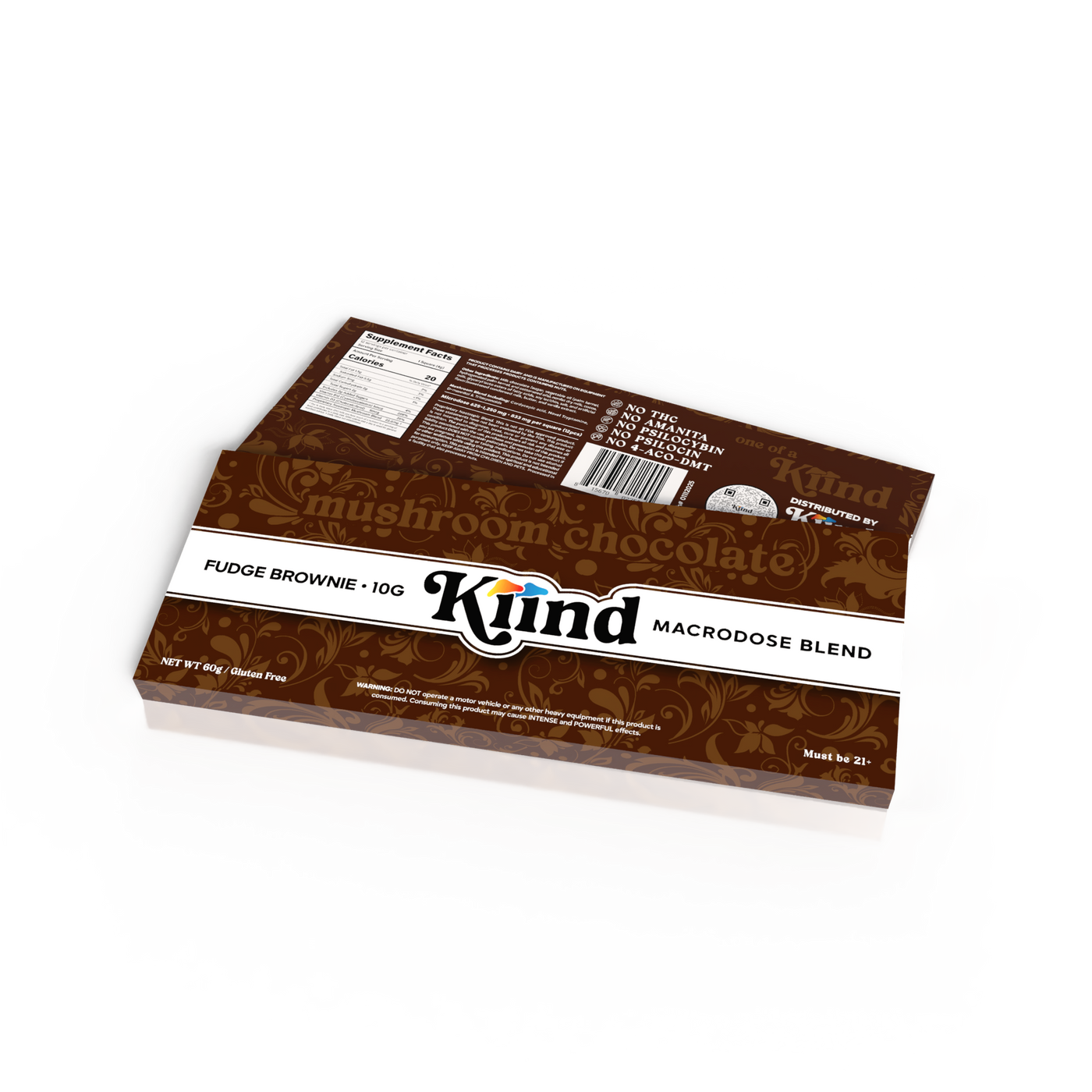 Kiind Mushroom Chocolate Bars